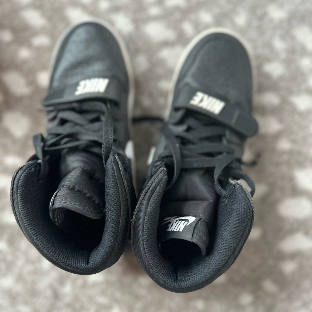 Nike Kids Black High-Top Sneakers